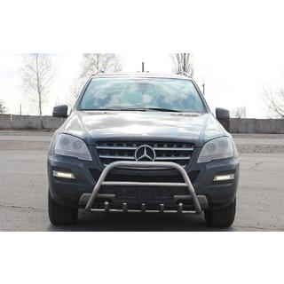 Predný ochranný rám WT003 (nerez) Mercedes ML W164 2005–2011 fotografia 1