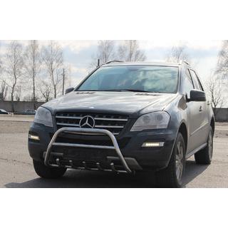 Predný ochranný rám WT003 (nerez) Mercedes ML W164 2005–2011 fotografia 4