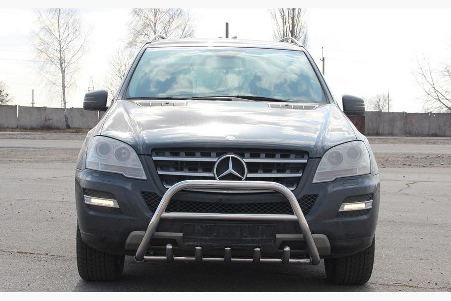 Mercedes ML W164 2005–2011 Predný ochranný rám WT003 (nerez) Image