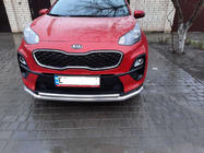 Kia Sportage 2015–2021 Predný ochranný rám ST014 (nerez) fotografia 2