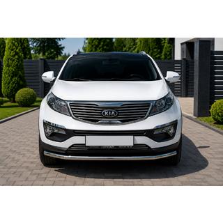 Predný ochranný rám ST008 (nerez) Kia Sportage 2010–2015