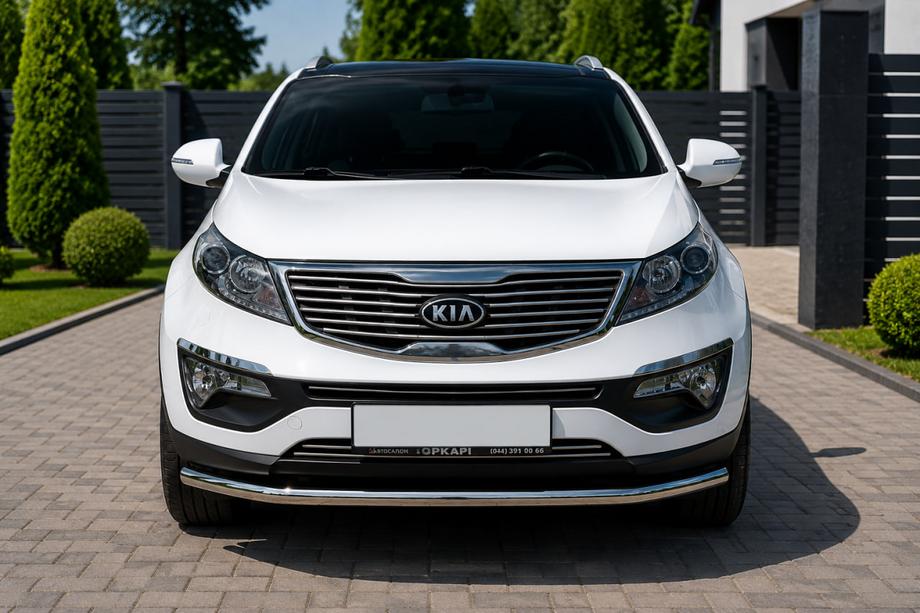 Kia Sportage 2010–2015 Predný ochranný rám ST008 (nerez) Image