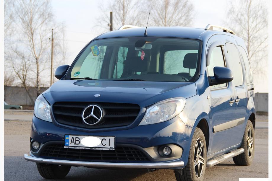 Mercedes Citan 2013–2021 Predný ochranný rám ST008 (nerez) Fotografia 2