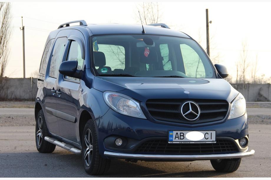 Mercedes Citan 2013–2021 Predný ochranný rám ST008 (nerez) Fotografia 3