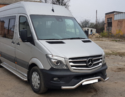 Mercedes Sprinter W906 2006–2018 Predná spodná ochranná tyč MBSP.07.F3-04.6 (nerez.) fotografia 2