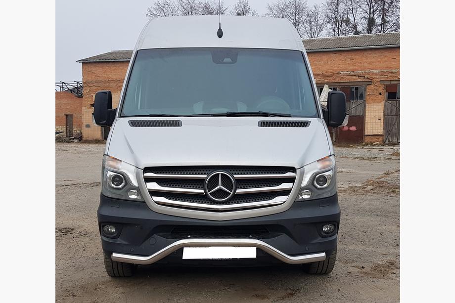 Mercedes Sprinter W906 2006–2018 Predná spodná ochranná tyč MBSP.07.F3-04.6 (nerez.) Image