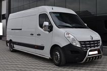 Renault Master 2011–2023 Predný ochranný rám WT003 (nerez) bez nápisu fotografia 2