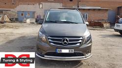 Mercedes Vito/V-trieda W447 2014– Predný ochranný rám ST014 (nerez) 60/60 mm fotografia 6