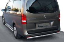 Mercedes Vito/V-trieda W447 2014– Zadný ochranný rám AK002 (nerez) fotografia 1
