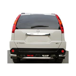 Zadné rohové diely k centrálnej tyči AK0073 (2 ks, nerez) Nissan X-trail T31 2007–2014