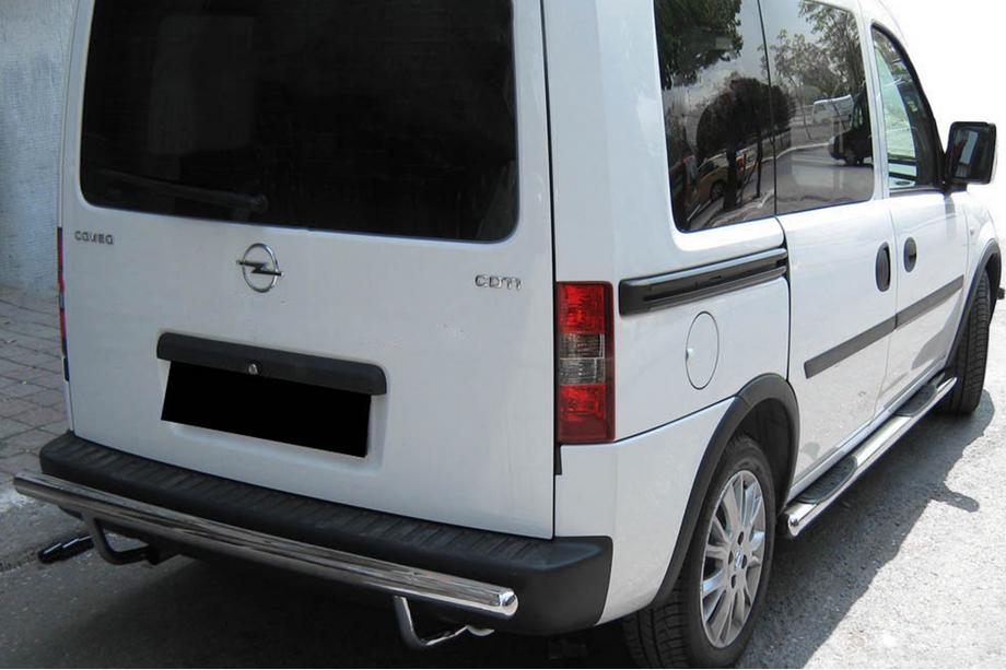 Opel Combo 2002–2012 Zadný ochranný oblúk AK002 (nerez) Image