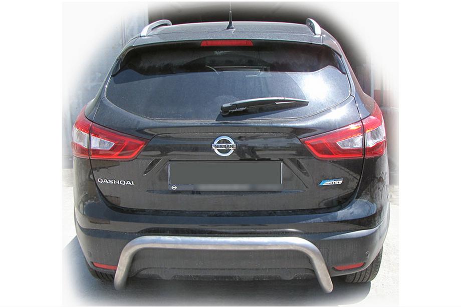 Nissan Qashqai 2014–2021 Zadný ochranný oblúk AK007-2 (nerez) Image
