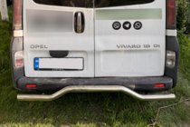 Nissan Primastar 2002–2014 Zadný ochranný rám AK006 (nerez) fotografia 3