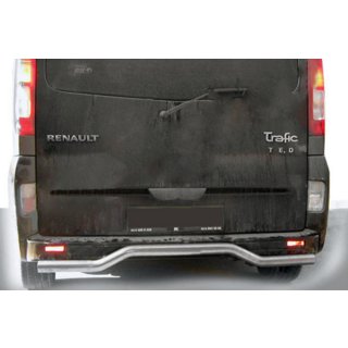 Zadný ochranný rám AK006 (nerez) Opel Vivaro 2001–2015 fotografia 4