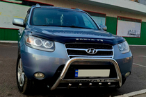 Hyundai Santa Fe 2 2006–2012 Predný ochranný rám WT004 (nerez) fotografia 1