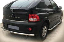 SsangYong Action 2005–2018 Zadný ochranný oblúk AK002 (nerez) fotografia 1