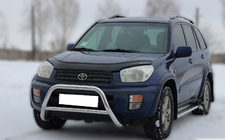 Toyota Rav 4 2001–2005 Predný ochranný rám WT005 (nerez) fotografia 2