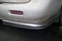 Hyundai H200, H1, Starex 1998–2007 Zadné rohy AK003 (2 ks, nerez) fotografia 1