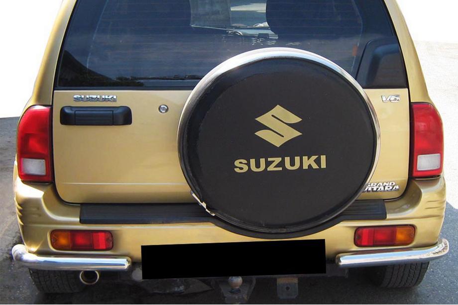 Suzuki Vitara 1998–2006 Zadný ochranný rám AK003 (nerez) Fotografia 1