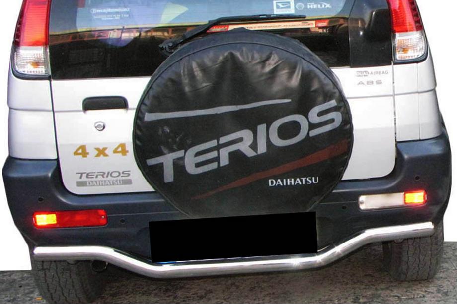 Daihatsu Terios 2003–2005 Zadný ochranný rám AK007 (nerez) Image