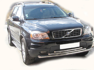 Volvo XC90 2002–2014 Predný ochranný rám ST014-2 (nerez) fotografia 3
