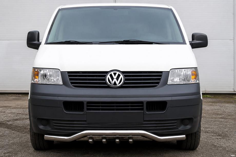 Volkswagen T5 Transporter 2003–2010 Predný ochranný rám Wave-Grill ST007-1 (nerez) Fotografia 1