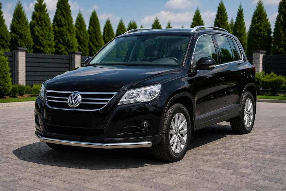 Volkswagen Tiguan 2007–2016 Predný ochranný rám ST008 (nerez) Image
