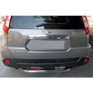 Zadný ochranný oblúk AK007 (2 ks, nerez) Nissan X-trail T31 2007–2014