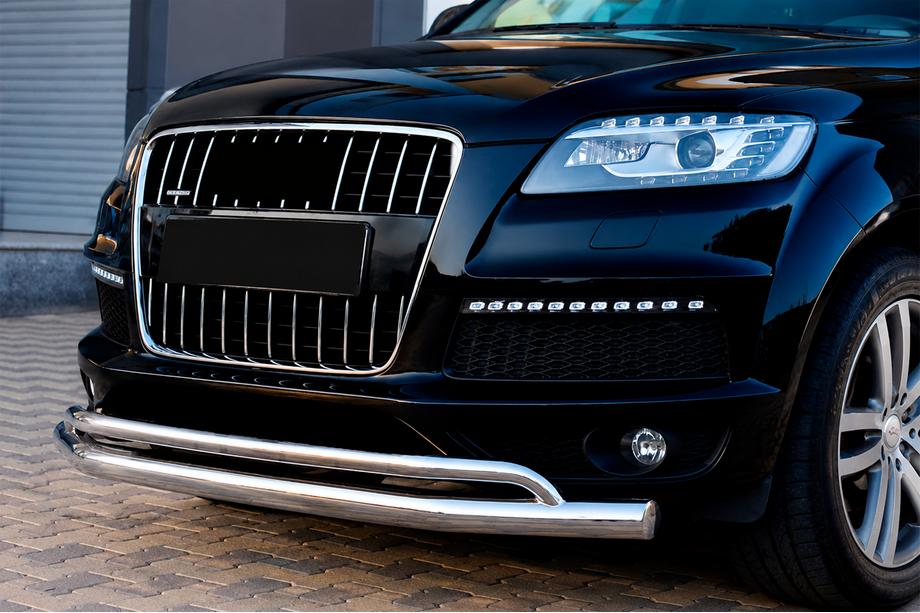 Audi Q7 2005–2015 Predný ochranný rám ST017 (nerez) Image
