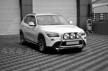 BMW X1 E84 2009–2015 Predný ochranný rám WT018 (nerez) fotografia 2