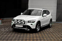 BMW X1 E84 2009–2015 Predný ochranný rám WT018 (nerez) fotografia 3