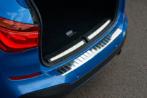 BMW X1 F48 2015–2022 Nerezová lišta na zadný nárazník OmsaLine (nerez.) fotografia 1