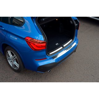 Nerezová lišta na zadný nárazník OmsaLine (nerez.) BMW X1 F48 2015–2022 fotografia 4