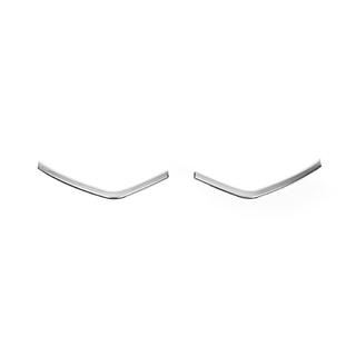Nerezové lišty na masku chladiča (2 ks.) fotografia 2