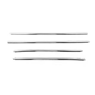 Spodné lišty okien (4 ks, nerez) fotografia 2