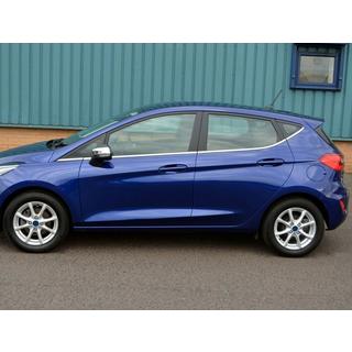 Spodné chrómové lišty okien (8 ks, nerez) Ford Fiesta 2017– fotografia 1