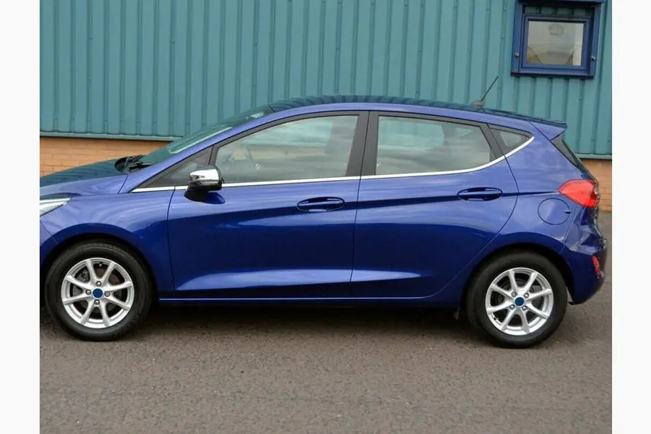 Ford Fiesta 2017– Spodné chrómové lišty okien (8 ks, nerez) Image