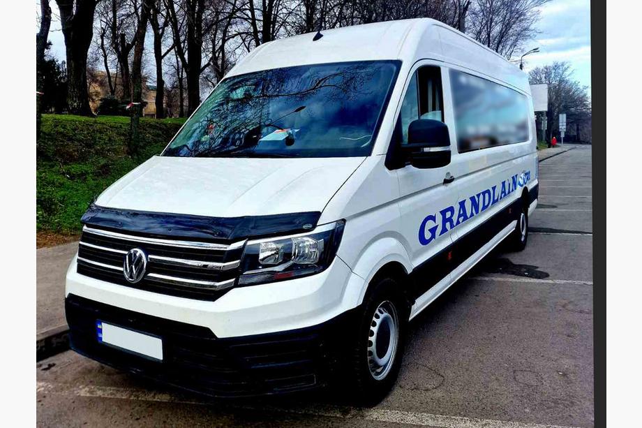 Volkswagen Crafter 2016– Lišty na mriežku (4 ks, nerez) OmsaLine – talianska nehrdzavejúca oceľ Fotografia 5