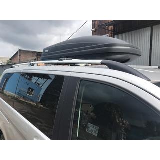 Chrómové strešné lyžiny CAN, originálny dizajn (kovové nohy) Mercedes Vito/V-trieda W447 2014– fotografia 3