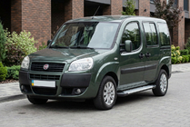Fiat Doblo I 2005–2010 Bočné nášľapy Allmond Grey (2 ks, hliník) fotografia 1