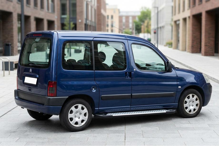 Citroen Berlingo 1996–2008 Bočné nášľapy Allmond Grey (2 ks, hliník) Image