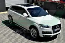 Audi Q7 2005–2015 Bočné nášľapy Allmond Grey (2 ks, hliník) fotografia 2