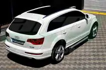 Audi Q7 2005–2015 Bočné nášľapy Allmond Grey (2 ks, hliník) fotografia 4