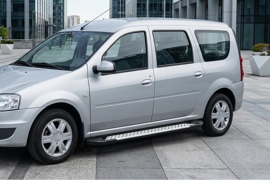 Dacia Logan MCV 2004–2014 Bočné nášľapy typu X5 (2 ks, hliník) Image