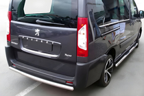 Fiat Scudo 2007–2015 Zadný ochranný oblúk (nerez) fotografia 1
