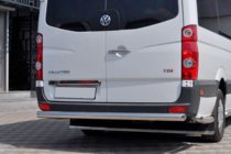Volkswagen Crafter 2006–2016 Zadný ochranný oblúk AK002 (nerez) fotografia 1
