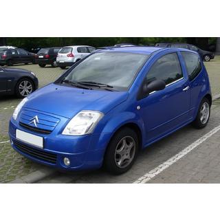 Vonkajšie lišty okien (2 ks, nerez) Citroen C-2 2003–2009 fotografia 1