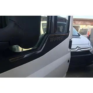 Chrómové lišty okien (2 ks, nerez) Ford Transit 2000–2014 fotografia 3