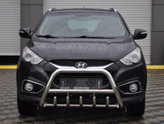 Hyundai IX-35 2010–2015 Predný ochranný rám WT003 (nerez) fotografia 1