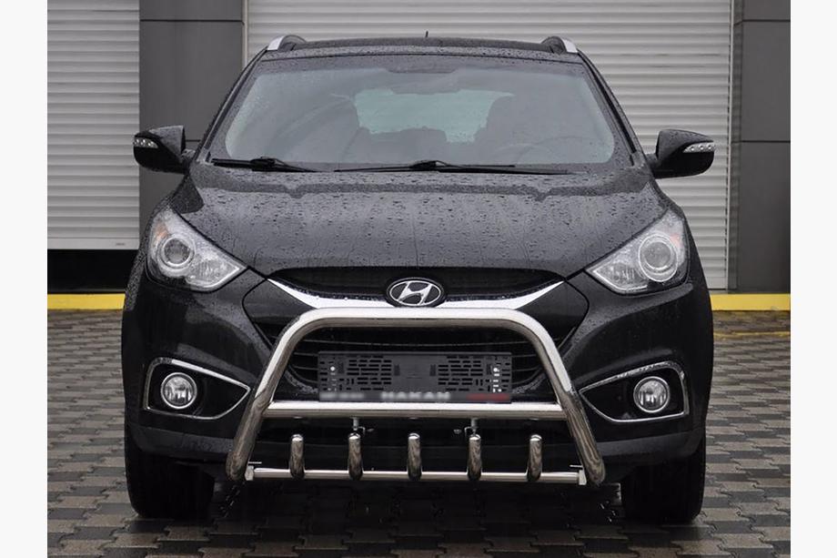 Hyundai IX-35 2010–2015 Predný ochranný rám WT003 (nerez) Image